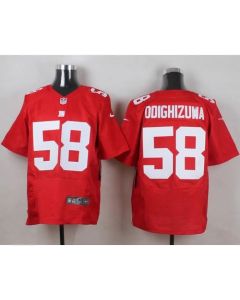 Giants #58 Owa Odighizuwa Red Alternate Men's Stitched NFL Elite Jersey