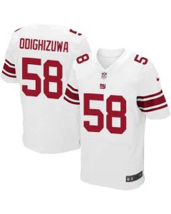 Giants #58 Owa Odighizuwa White Men's Stitched NFL Elite Jersey