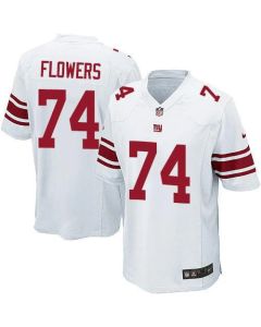 Giants #74 Ereck Flowers White Youth Stitched NFL Elite Jersey