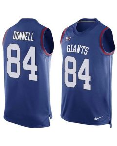 Giants #84 Larry Donnell Royal Blue Team Color Men's Stitched NFL Limited Tank Top Jersey