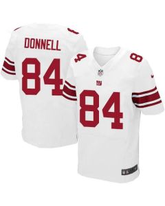 Giants #84 Larry Donnell White Men's Stitched NFL Elite Jersey