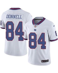 Giants #84 Larry Donnell White Men's Stitched NFL Limited Rush Jersey