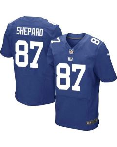 Giants #87 Sterling Shepard Royal Blue Team Color Men's Stitched NFL Elite Jersey