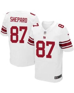 Giants #87 Sterling Shepard White Men's Stitched NFL Elite Jersey