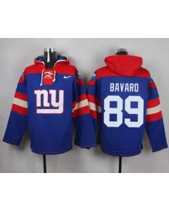 Giants #89 Mark Bavaro Royal Blue Player Pullover NFL Hoodie