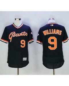 Giants #9 Matt Williams Black Flexbase Authentic Collection Cooperstown Stitched MLB Jersey