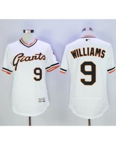 Giants #9 Matt Williams White Flexbase Authentic Collection Cooperstown Stitched MLB Jersey