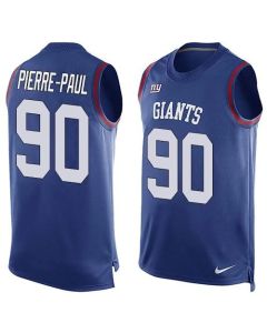 Giants #90 Jason Pierre-Paul Royal Blue Team Color Men's Stitched NFL Limited Tank Top Jersey