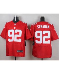 Giants #92 Michael Strahan Red Alternate Men's Stitched NFL Elite Jersey