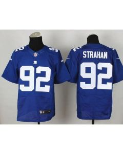 Giants #92 Michael Strahan Royal Blue Team Color Men's Stitched NFL Elite Jersey