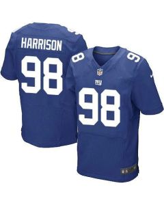 Giants #98 Damon Harrison Royal Blue Team Color Men's Stitched NFL Elite Jersey