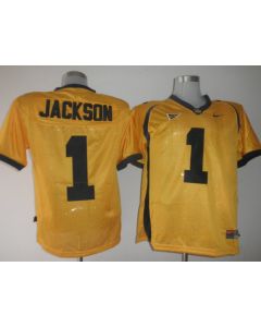 Golden Bears #1 DeSean Jackson Gold Stitched NCAA Jersey
