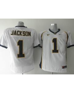 Golden Bears #1 DeSean Jackson White Stitched NCAA Jersey
