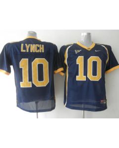 Golden Bears #10 Marshawn Lynch Blue Stitched NCAA Jersey