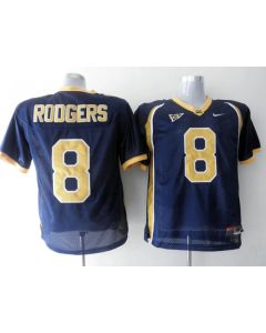 Golden Bears #8 Aaron Rodgers Blue Stitched NCAA Jersey