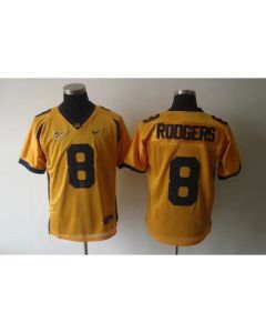Golden Bears #8 Rodgers Gold Stitched NCAA Jersey
