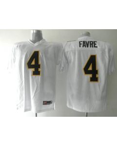 Golden Eagles #4 Brett Favre White Stitched NCAA Jersey