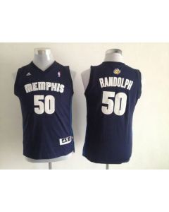 Grizzlies #50 Zach Randolph Dark Blue Stitched Youth NBA Jersey