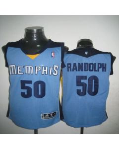 Grizzlies #50 Zach Randolph Light Revolution 30 Blue Stitched NBA Jersey