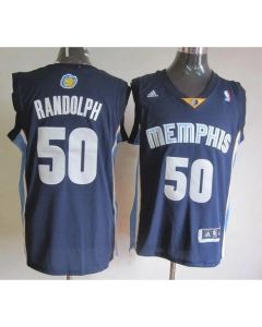 Grizzlies #50 Zach Randolph Revolution 30 Dark Blue Stitched NBA Jersey