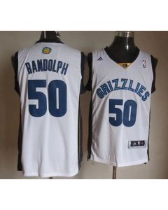 Grizzlies #50 Zach Randolph Revolution 30 White Stitched NBA Jersey