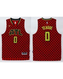 Hawks #0 Jeff Teague Red Swingman Stitched NBA Jersey
