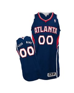 Hawks Personalized Authentic Blue NBA Jersey