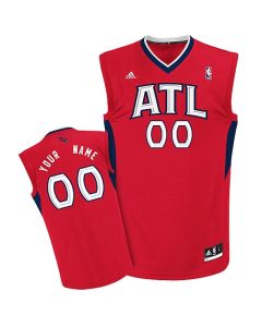 Hawks Personalized Authentic Red NBA Jersey
