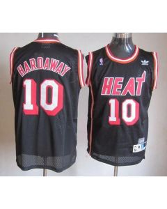 Heat #10 Tim Hardaway Black Hardwood Classics Nights Stitched NBA Jersey