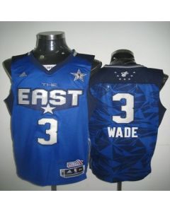Heat #3 Dwyane Wade 2011 All Star Blue Stitched NBA Jersey