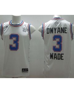 Heat #3 Dwyane Wade White 2015 All Star Stitched NBA Jersey