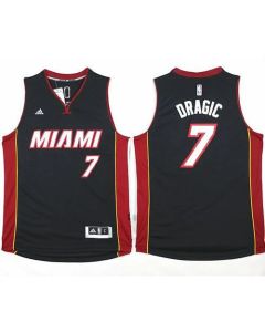 Heat #7 Goran Dragic Black Stitched NBA Jersey