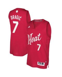 Heat #7 Goran Dragic Red 2016-2017 Christmas Day Stitched NBA Jersey