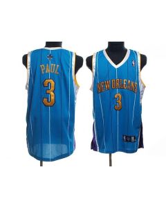 Hornets #3 Chris Paul Stitched Baby Blue NBA Jersey