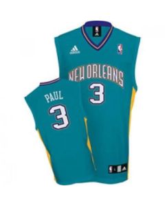 Hornets #3 Chris Paul Stitched Green NBA Jersey