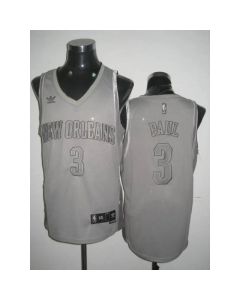 Hornets #3 Chris Paul Stitched Grey Anniversary Style NBA Jersey