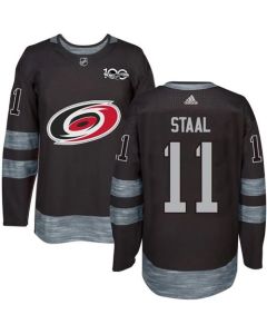 Hurricanes #11 Jordan Staal Black 1917-2017 100th Anniversary Stitched NHL Jersey