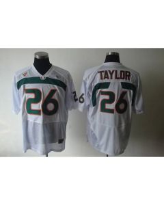 Hurricanes #26 Sean Taylor White Stitched NCAA Jerseys