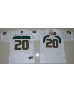 Hurricanes Personalized Authentic White NCAA Jersey