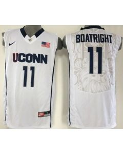 Huskies #11 Ryan Boatright White Basketball Stitched NCAA Jersey