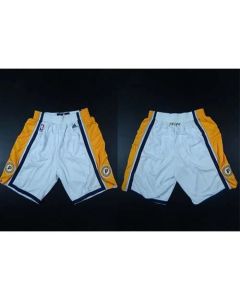 Indiana Pacers White NBA Shorts