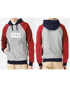 Indianapolis Colts English Version Pullover Hoodie Grey & Red