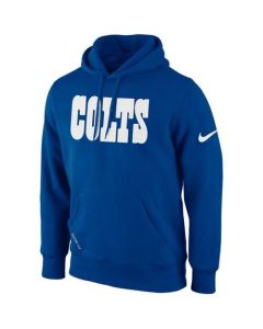 Indianapolis Colts KO Wordmark Essential Hoodie Royal Blue