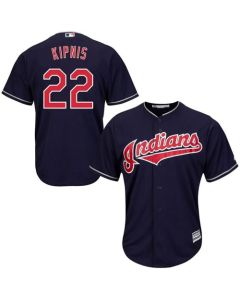 indians #22 Jason Kipnis Navy Blue Alternate Stitched Youth MLB Jersey