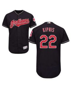 indians #22 Jason Kipnis Navy Blue Flexbase Authentic Collection Stitched MLB Jersey