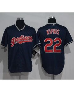 indians #22 Jason Kipnis Navy Blue New Cool Base Stitched MLB Jersey
