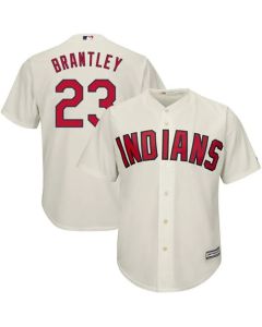 indians #23 Michael Brantley Cream Alternate Stitched Youth MLB Jersey