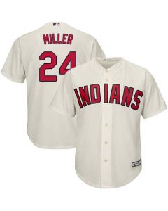 indians #24 Andrew Miller Cream Alternate Stitched Youth MLB Jersey