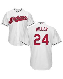 indians #24 Andrew Miller White Home Stitched Youth MLB Jersey