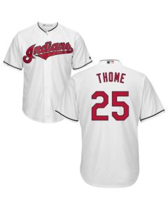 indians #25 Jim Thome White New Cool Base Stitched MLB Jersey